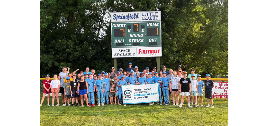 2025 12U PA District 22 Intermediate Champs!